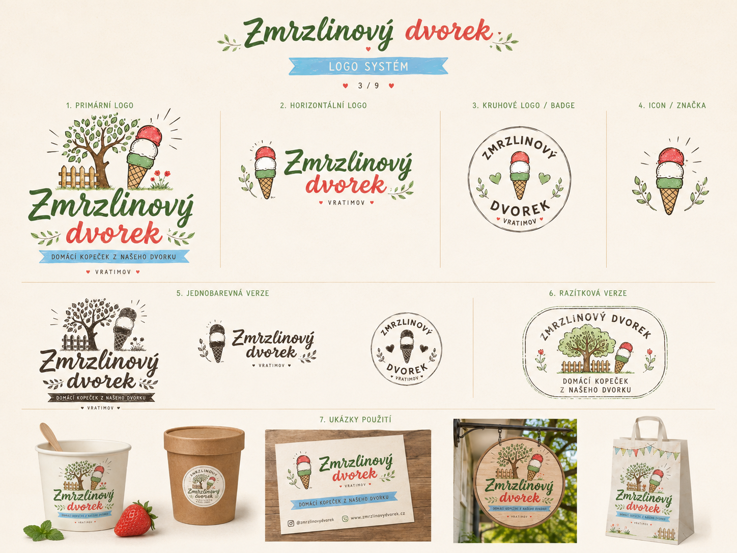 Logo systém – varianty a použití