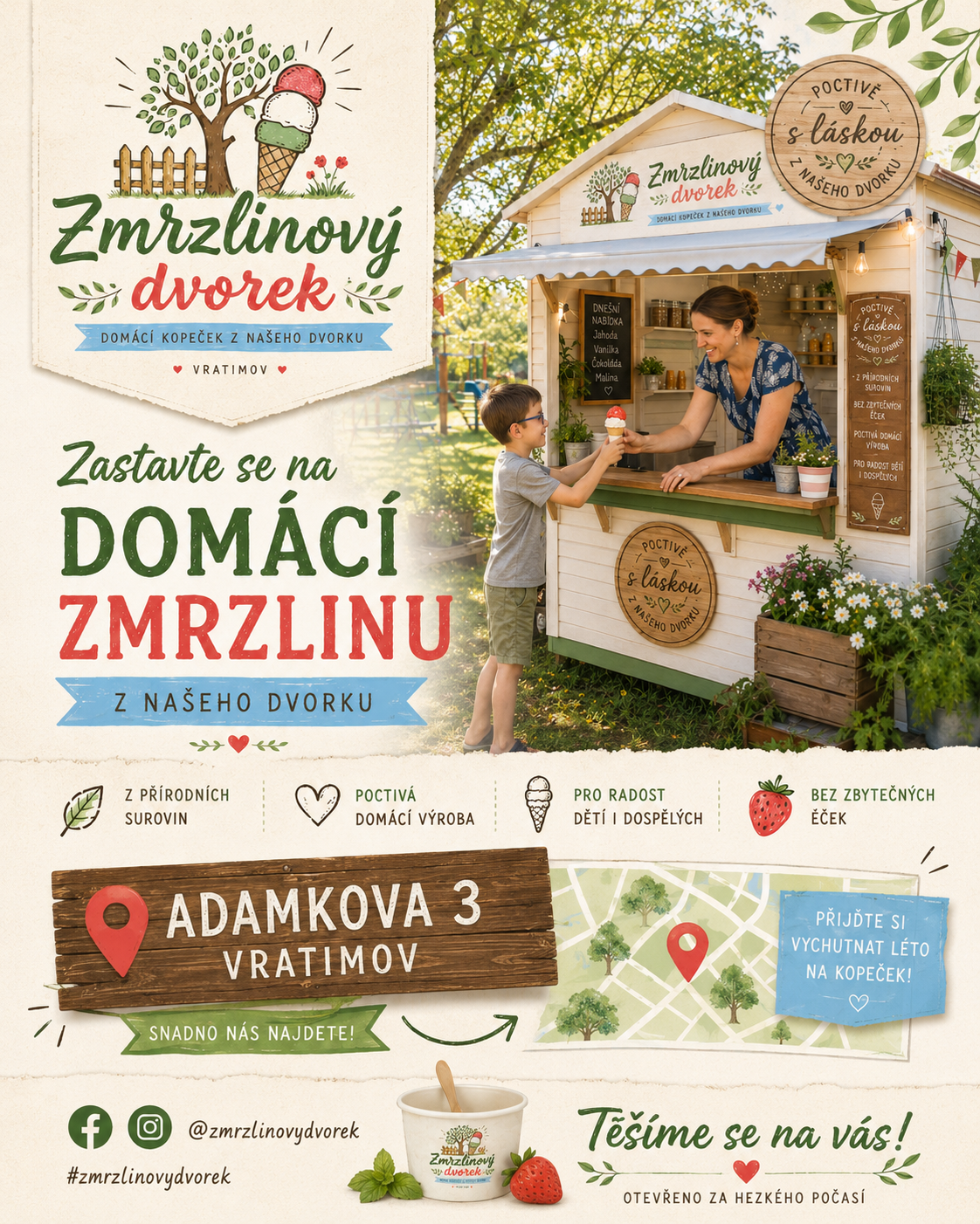 Launch flyer – jak jsme otevřeli první pobočku